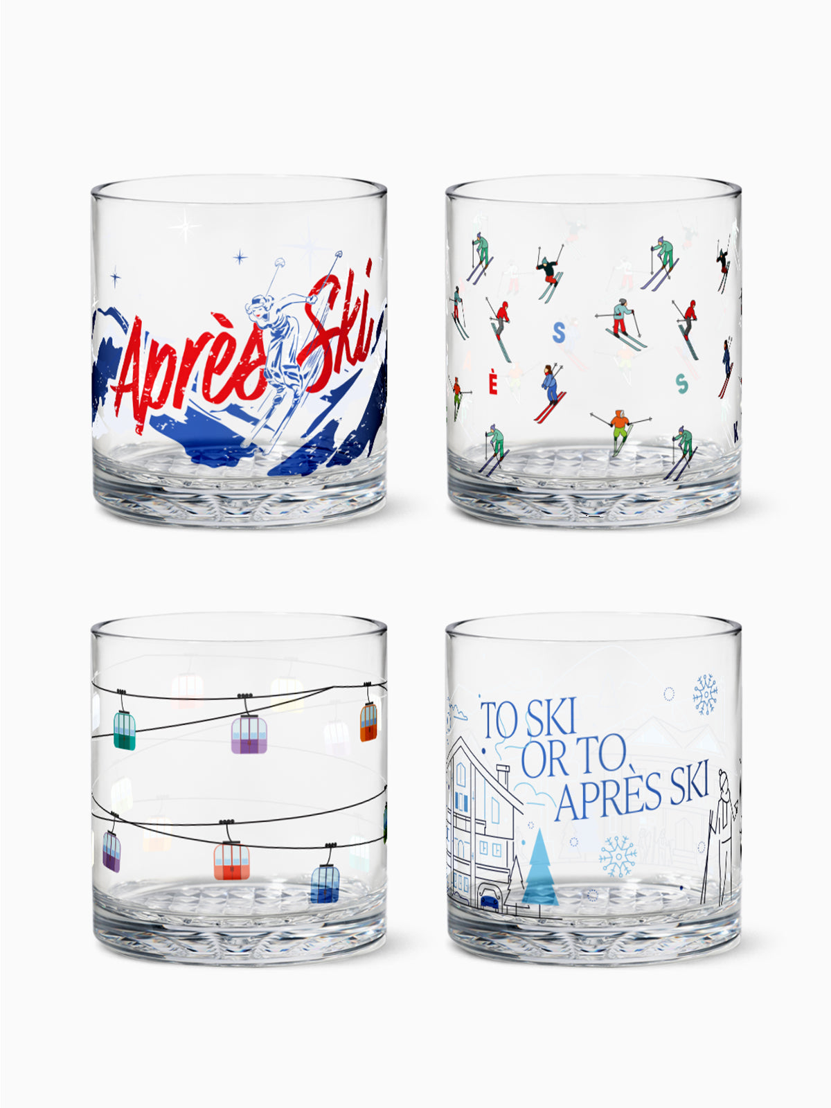 Après Ski - 12oz Old Fashioned Tritan™ Glasses