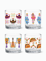 Fiesta Time - 12oz Old Fashioned Tritan™ Glasses
