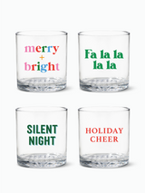 Holiday Sip and Sing - 12oz Old Fashioned Tritan™ Glasses