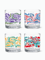 Liquid Marble - 12oz Old Fashioned Tritan™ Glasses