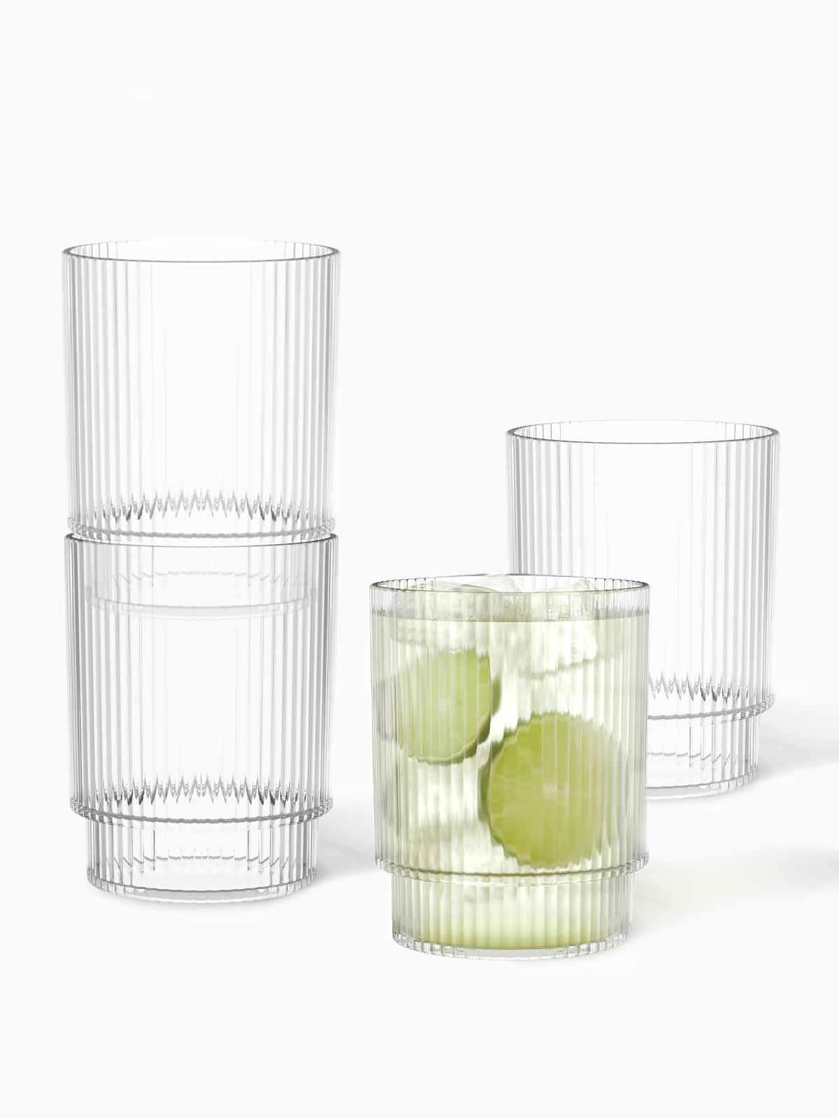 12oz Fluted Tritan™ Tumblers
