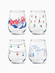 Après Ski - 16oz Stemless Wine Tritan™ Glasses