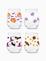 Wicked Times - 16oz Stemless Wine Tritan™ Glasses