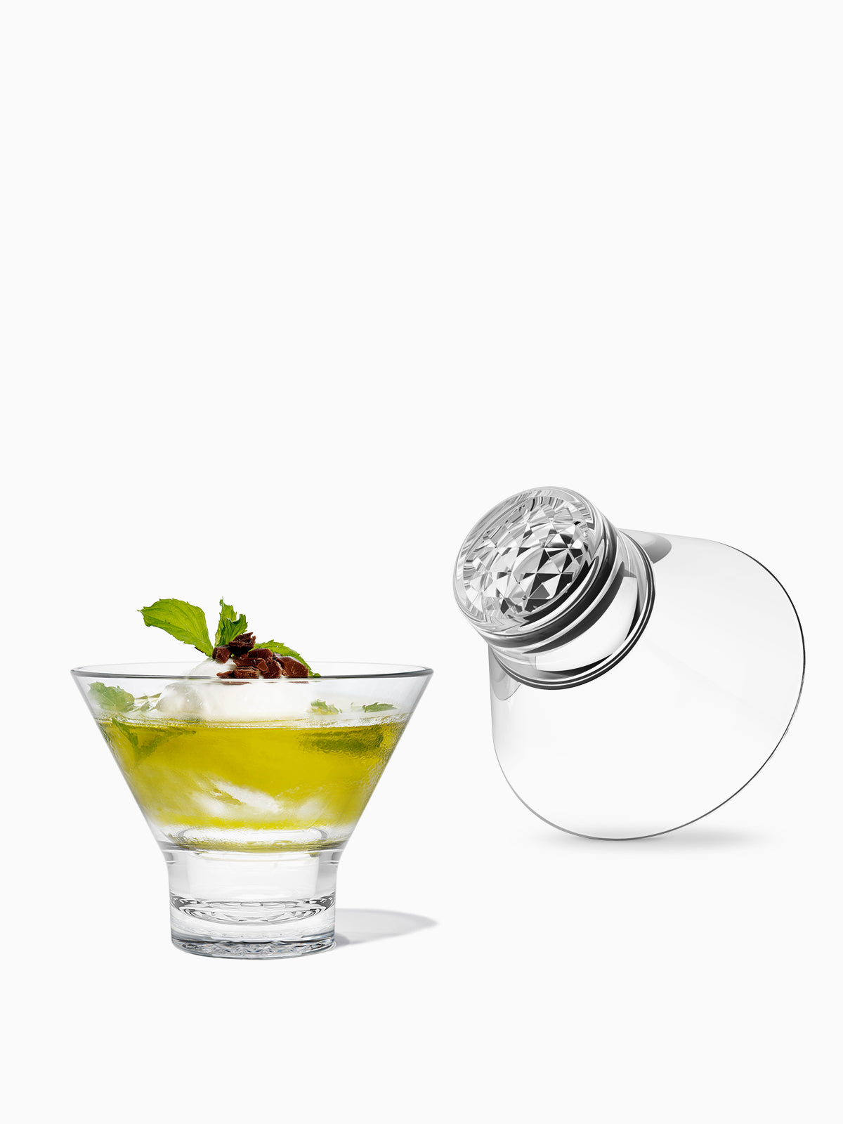 8oz Stemless Martini Tritan™ Glasses