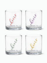 Classic Cheers (Color) - 12oz Old Fashioned Tritan™ Glasses