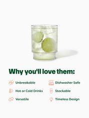 12oz Fluted Tritan™ Tumblers