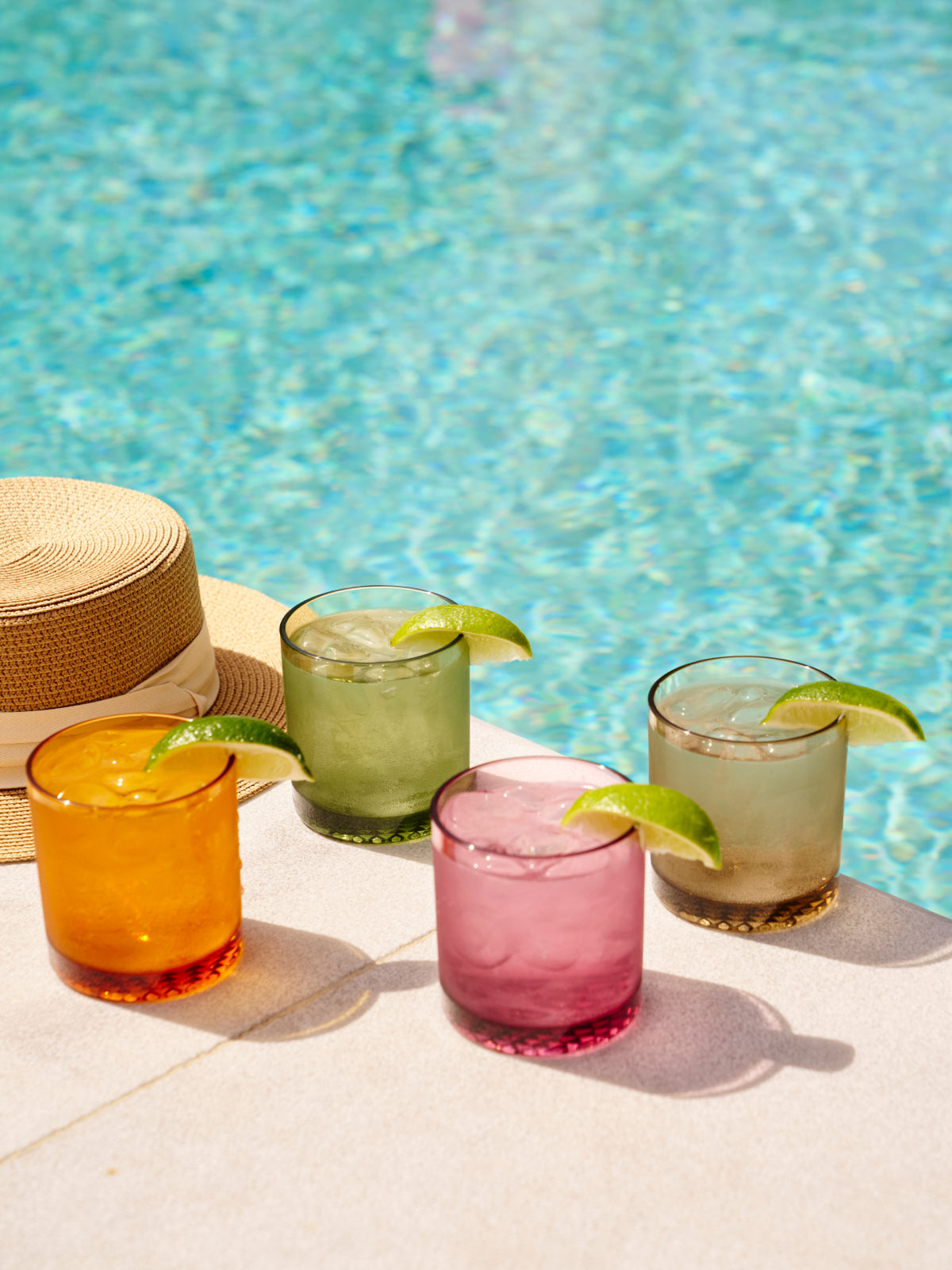 12oz Old Fashioned Tritan™ Glasses - Mixed Colors