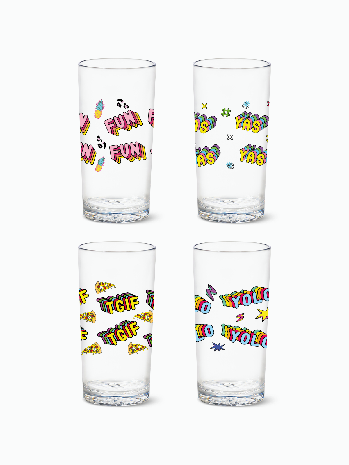 Good Vibe - 14oz Highball Tritan™ Glasses