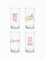 Holiday Spirit - 14oz Highball Tritan™ Glasses
