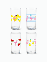 Let's Fla-mingle - 14oz Highball Tritan™ Glasses