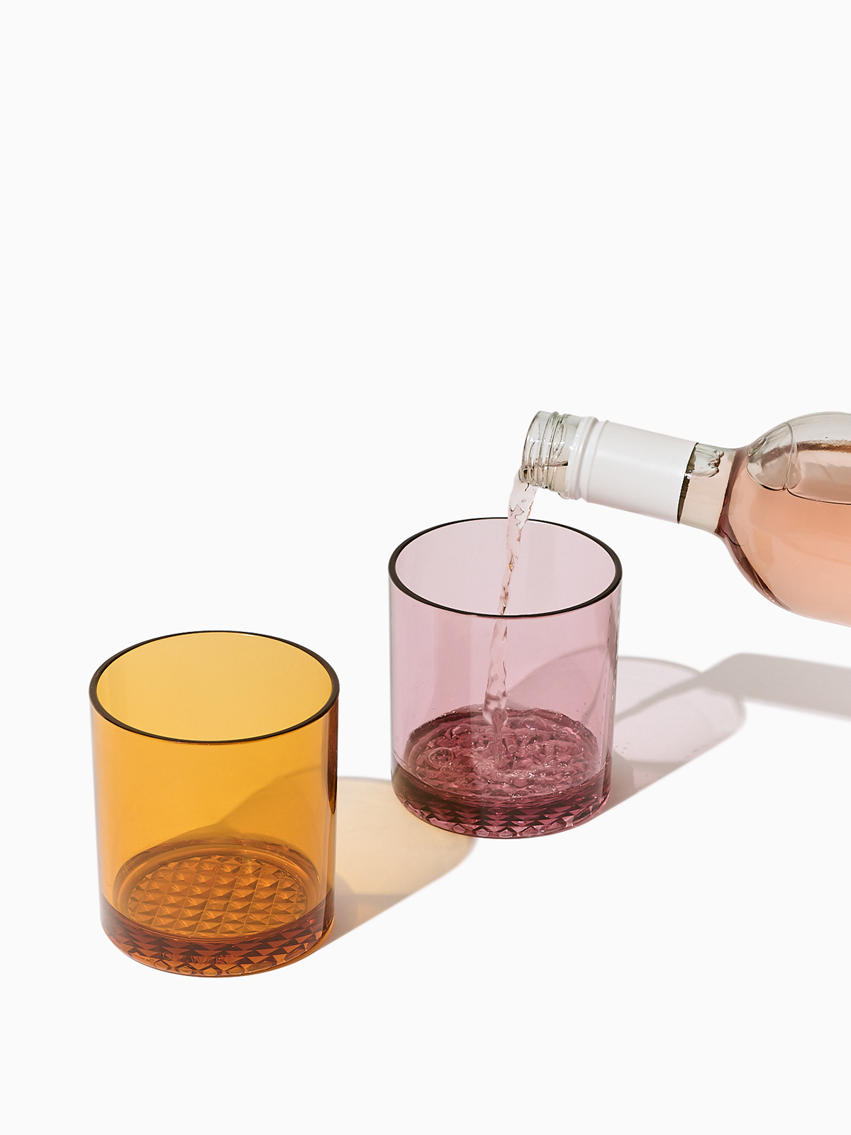 12oz Old Fashioned Tritan™ Glasses - Mixed Colors