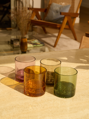 12oz Old Fashioned Tritan™ Glasses - Mixed Colors