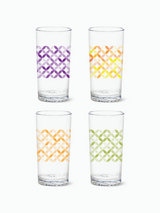 Multi-Color Ribbon - 14oz Highball Tritan™ Glasses