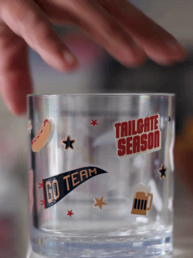 Game Day - 12oz Old Fashioned Tritan™ Glasses