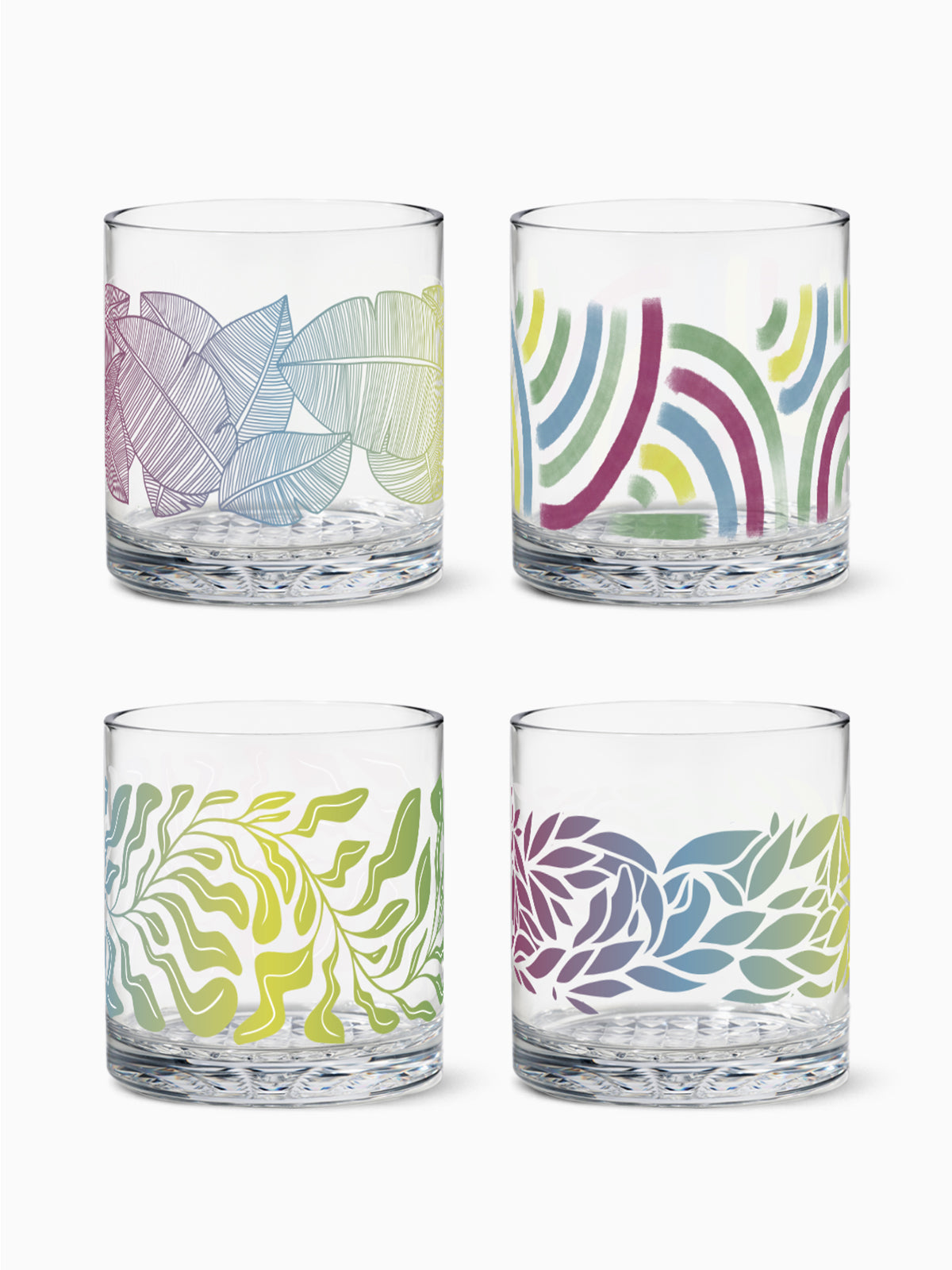 Nature Elements - 12oz Old Fashioned Tritan™ Glasses