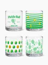 Pickleball Social Club - 12oz Old Fashioned Tritan™ Glasses