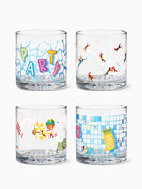 Pool Party - 12oz Old Fashioned Tritan™ Glasses