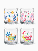 Summer Vacay - 12oz Old Fashioned Tritan™ Glasses