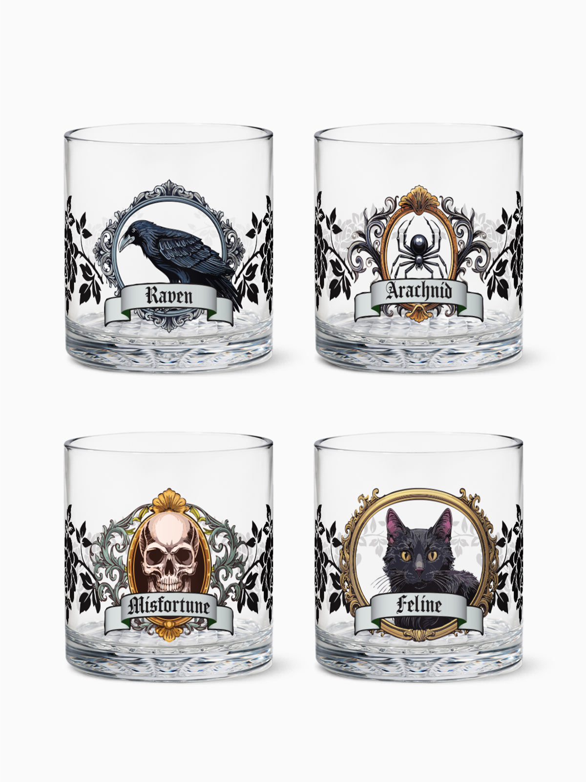 Victorian Horrors - 12oz Old Fashioned Tritan™ Glasses