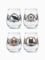 Victorian Horrors - 16oz Stemless Wine Tritan™ Glasses