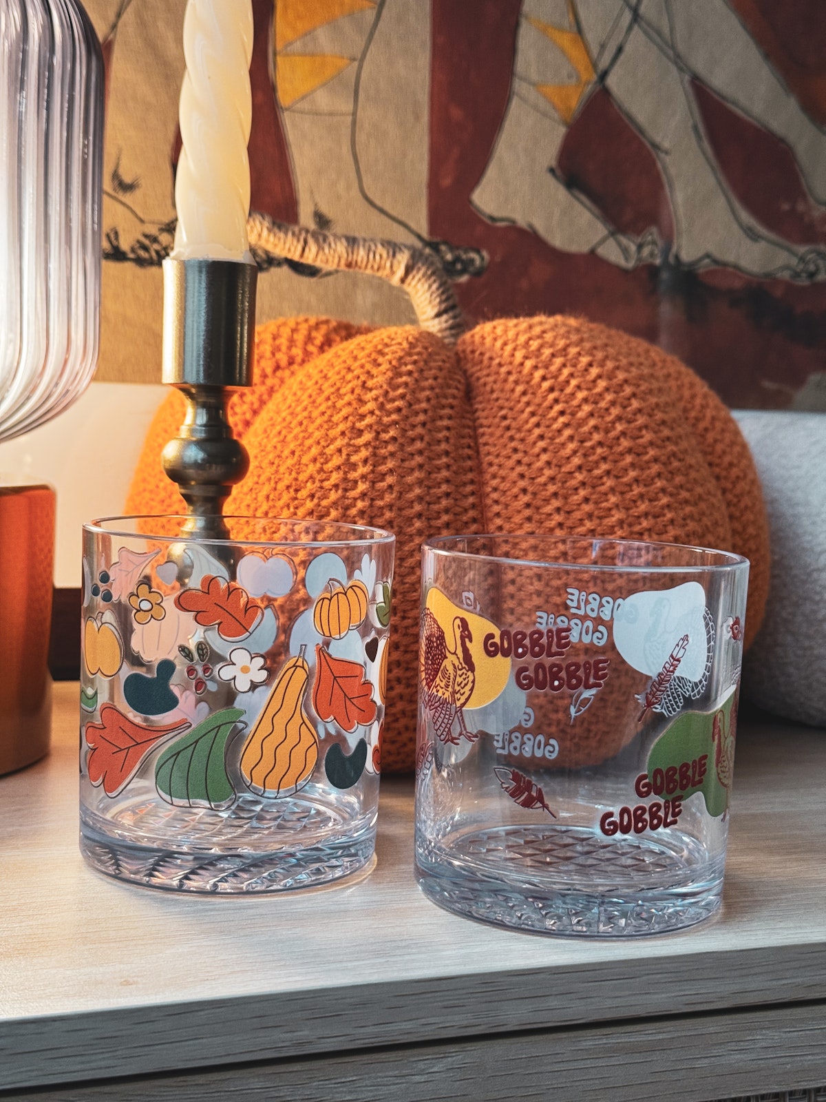 Thanksgiving - 12oz Old Fashioned Tritan™ Glasses